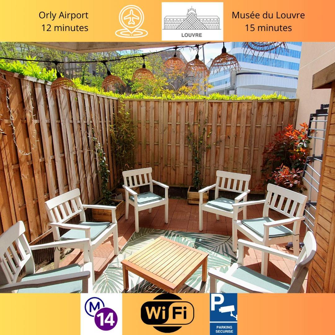 Cosy'N Paris - Parking Secure - Metro 14 - Wifi - Terrace - Premium Bedding Διαμέρισμα Gentilly Εξωτερικό φωτογραφία